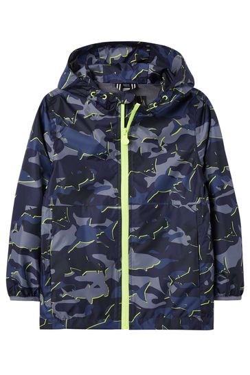 Blue camo deals rain jacket