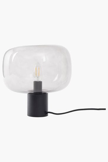 French Connection Clear GLASS TABLE LAMP Glass Table Lamp