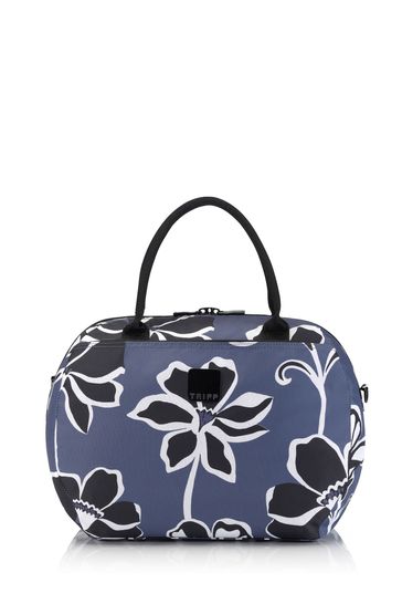 Tripp Blue/White Lily Holdall