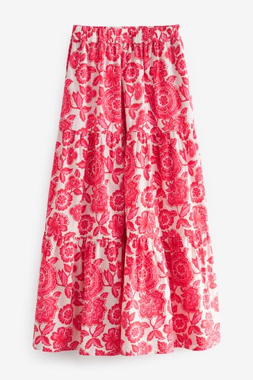 Baukjen Pink Isaaca Cotton Skirt