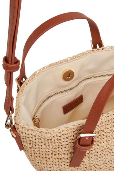Whistles top straw bag