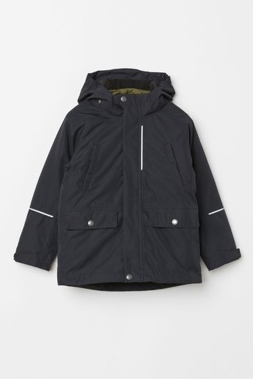 PO.P Three-In-One Black Shell And Puffer Combo