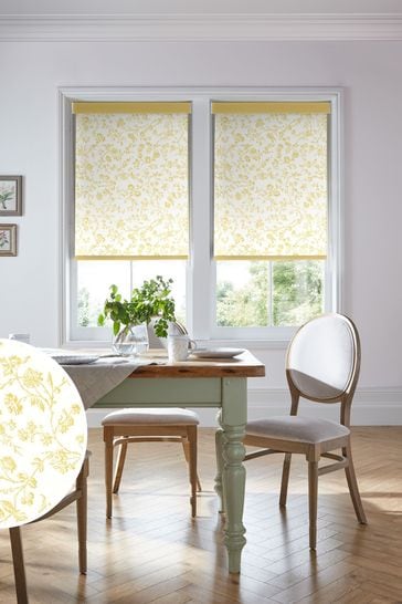 Ochre Yellow Aria Made To Measure Roller Blind