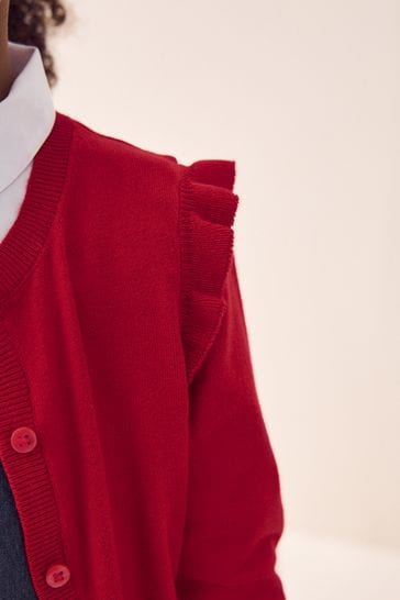 Red cardigans clearance school
