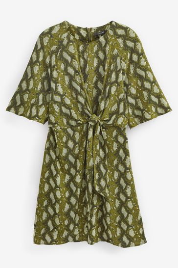 Snake print cheap dress next