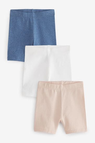 Pack de 3 de pantalones cortos de ciclismo rosas (3 meses-7 años)