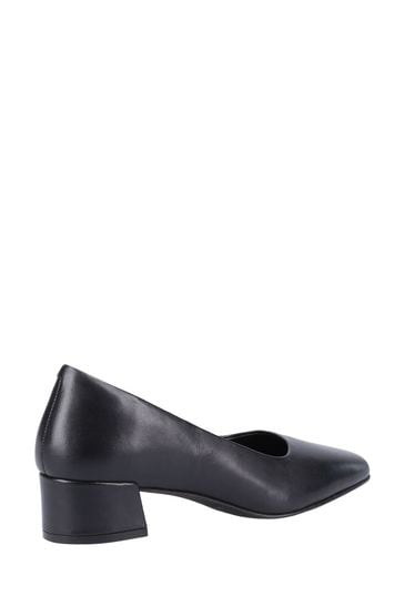 Hush Puppies Black Alina Court Shoes