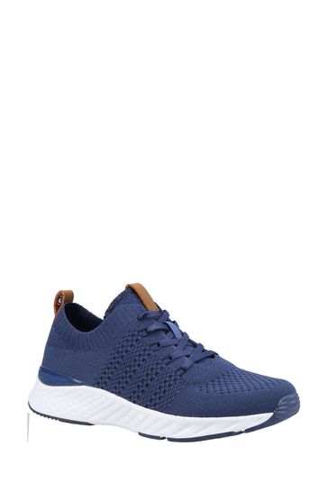 Navy blue hush puppies store