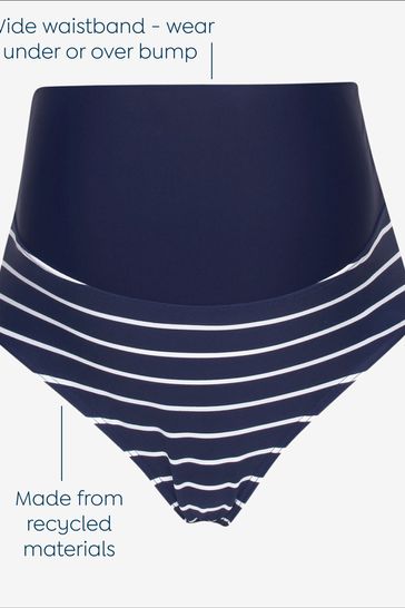 Buy JoJo Maman B b Navy White Stripe Maternity Tankini Set from
