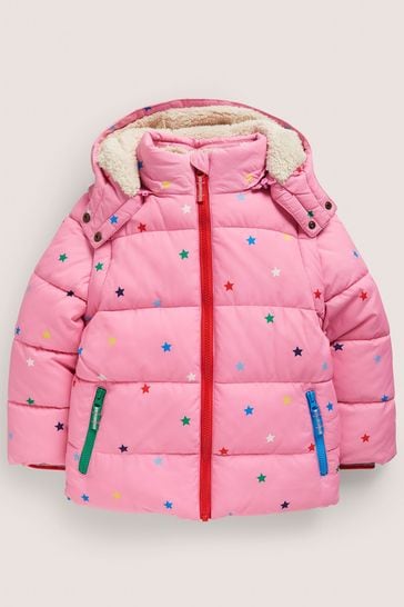 Boden Pink Cosy 2 In 1 Padded Jacket
