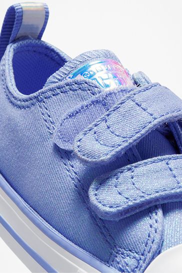 Converse Purple Infant Glitter 2V Trainers