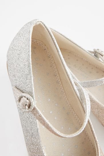 Gold sparkly shoes best sale wide fit
