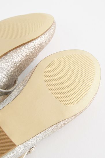 Silver glitter on sale wide fit shoes