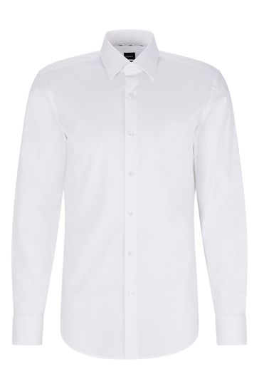 Buy BOSS White Chrome Slim Fit Shirt from Next Bahrain