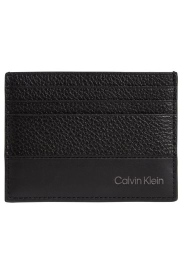 Calvin Klein Black Leather Cardholder