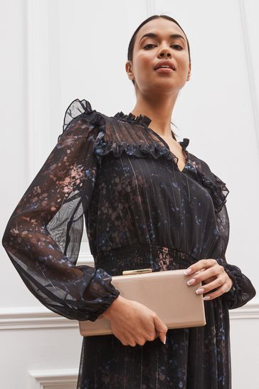 Buy Nude Cream Patent Boxy Clutch Bag from Next Luxembourg