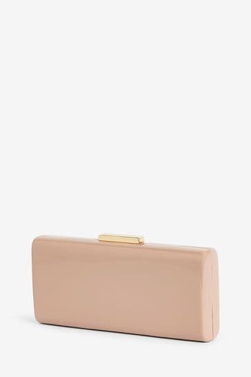 Next nude hotsell clutch bag