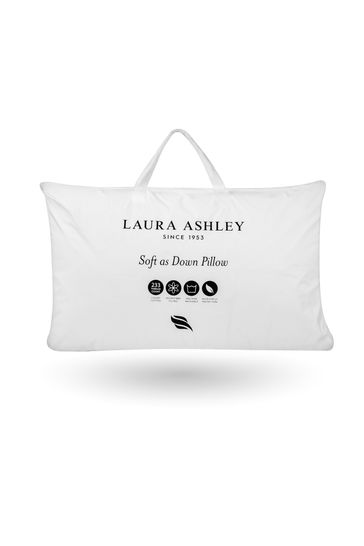 Laura Ashley White Soft as Down Pillow