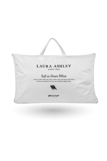 Laura Ashley White Soft as Down Pillow