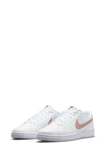 Buy Nike White Pink Court Legacy Trainers from Next Ukraine