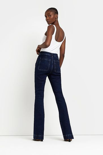 High rise shop flare leg jeans