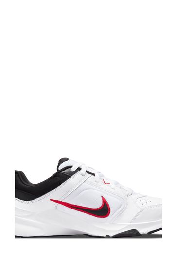 Solid hotsell white nikes