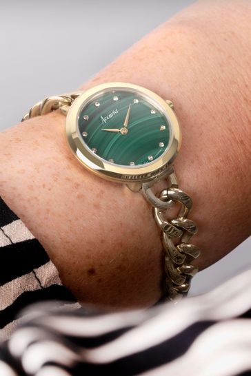 Accurist gold deals plated ladies watch