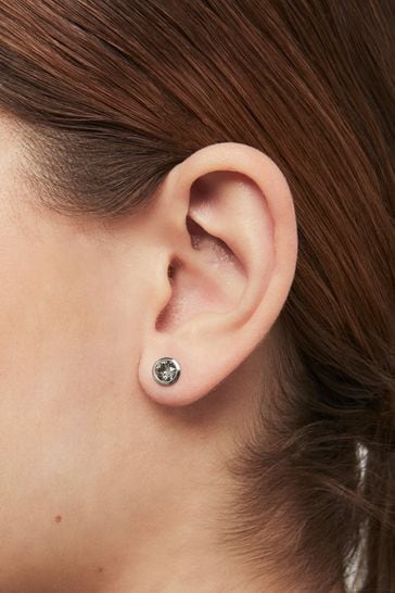 Buy Ted Baker Silver Tone SINAA Crystal Stud Earrings from Next Croatia
