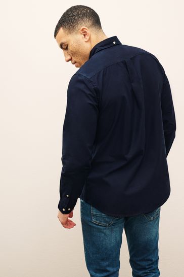 Navy discount barbour shirt