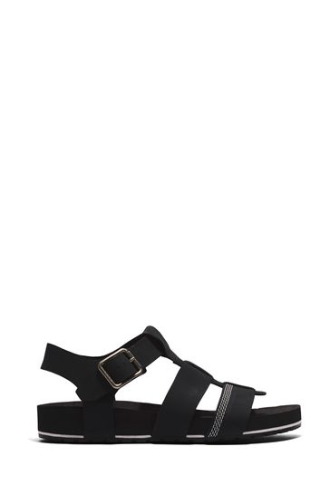 Timberland black sandals hotsell