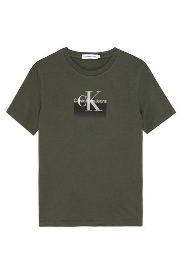 Calvin Klein Blue Gradient Logo T-Shirt