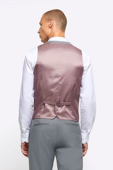 River island grey waistcoat on sale