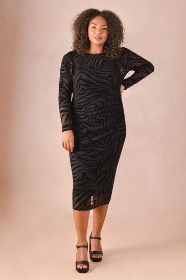 Black fitted slip sales