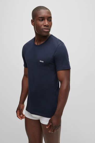 Buy BOSS Classic Cotton T Shirts 3 Pack from Next Bahrain