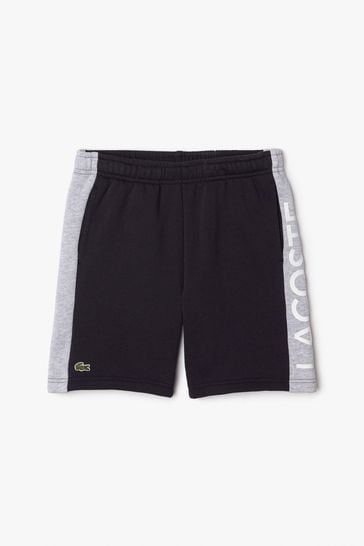 Boys black shop lacoste shorts