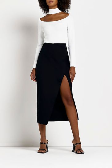 High waisted pencil sale skirt river island