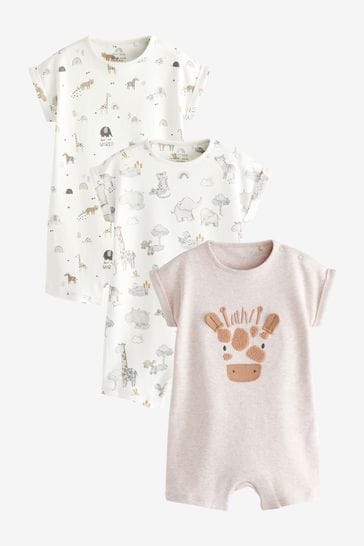 Baby Jersey Romper 3 Pack (0mths-3yrs)