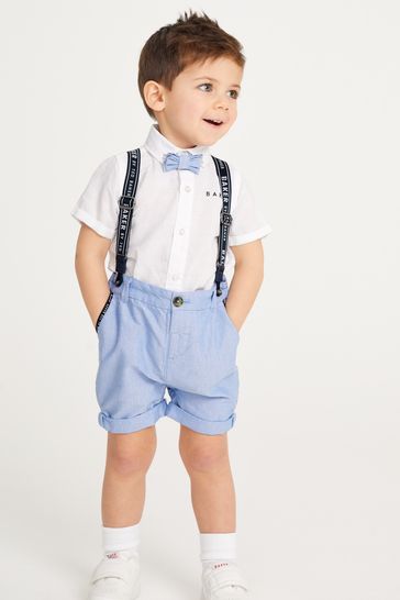 Baker by Ted Baker (0-6yrs) Shirt, Chino Short and Braces Set