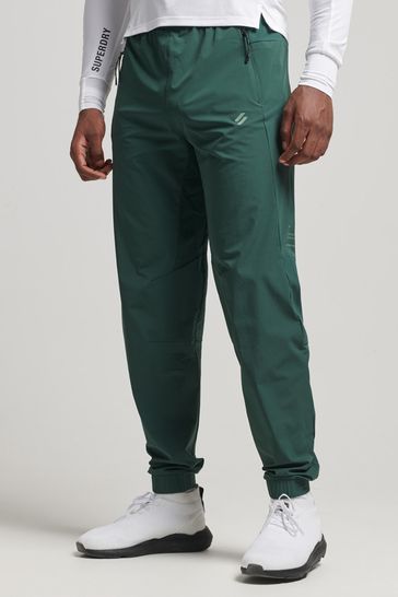 Superdry Green Sport Stretch Woven Joggers