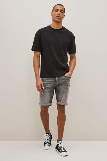 Next denim shorts store