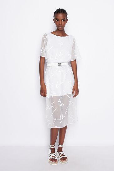 Armani exchange hotsell white dress