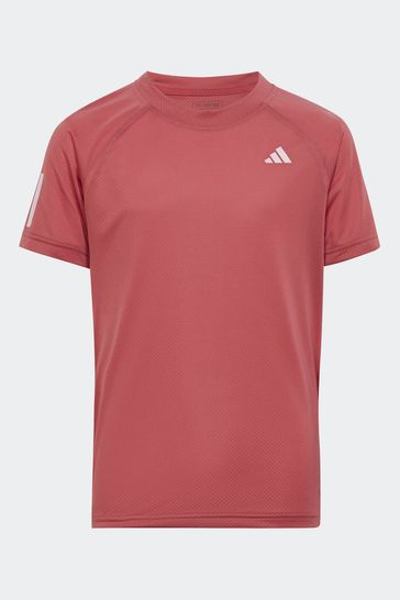 Adidas pink cheap tennis shirt