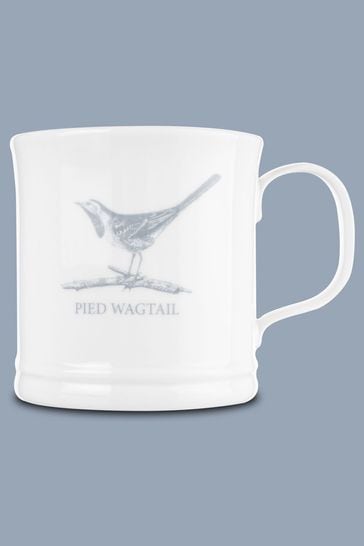 Mary Berry Set of 2 White Pied Wagtail Garden Mugs