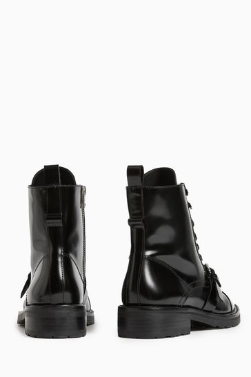 Buy AllSaints Black Donita Ankle Boots from Next Luxembourg