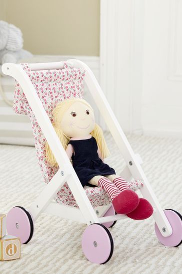 Wooden toy pushchair discount