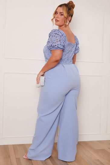 Plus size baby blue jumpsuit store