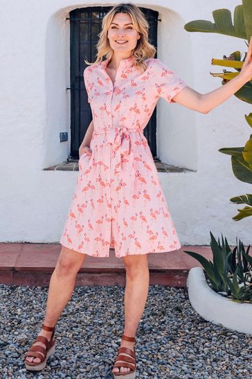 Next flamingo dress top