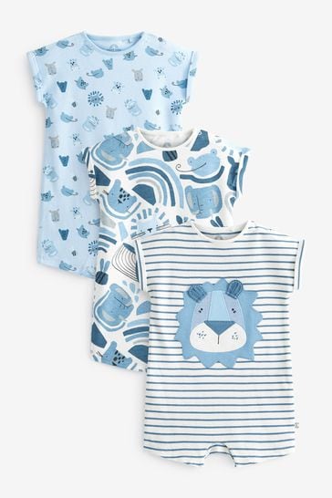 Blue Lion Baby Rompers 3 Pack
