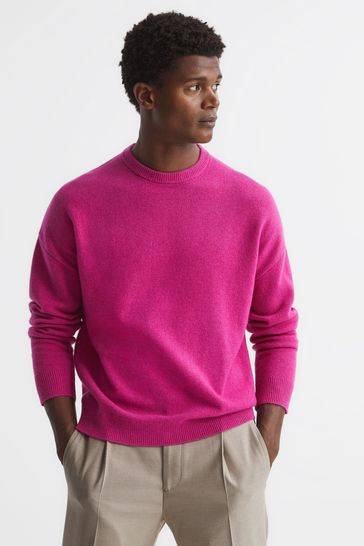 Merino wool sale round neck jumper