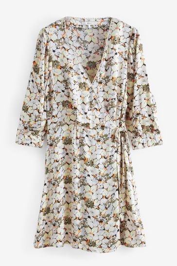 Half sleeve mini dress best sale
